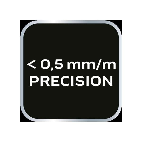 Vattenpass - Aluminium - 80 cm - 3 flaskor - Magnetiskt - Flätningsyta