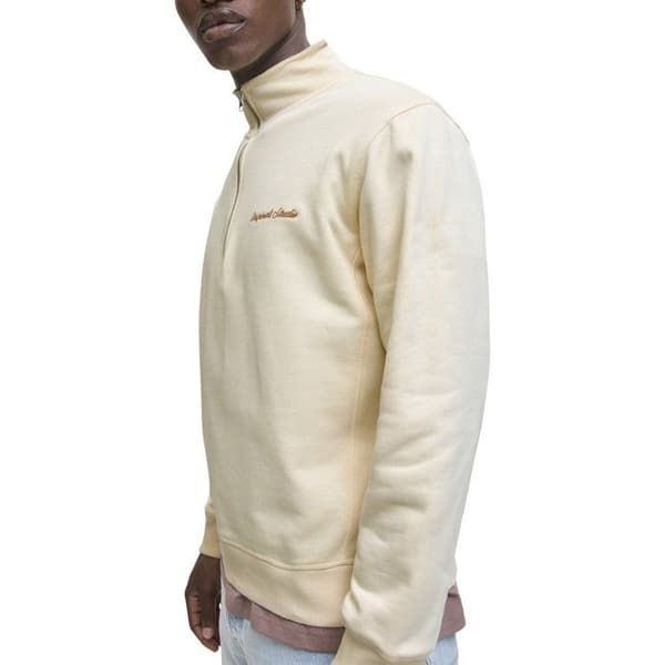 Jack & Jones Norrebro högkrage sweatshirt - antikvit