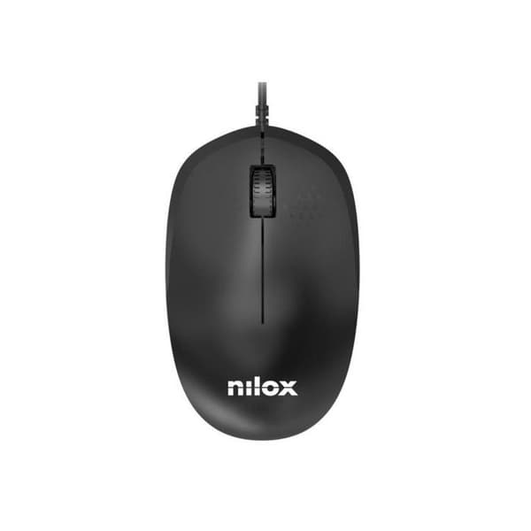 USB-mus - Nilox MOUSB1012 - 1200 DPI - 3 knappar - Trådad
