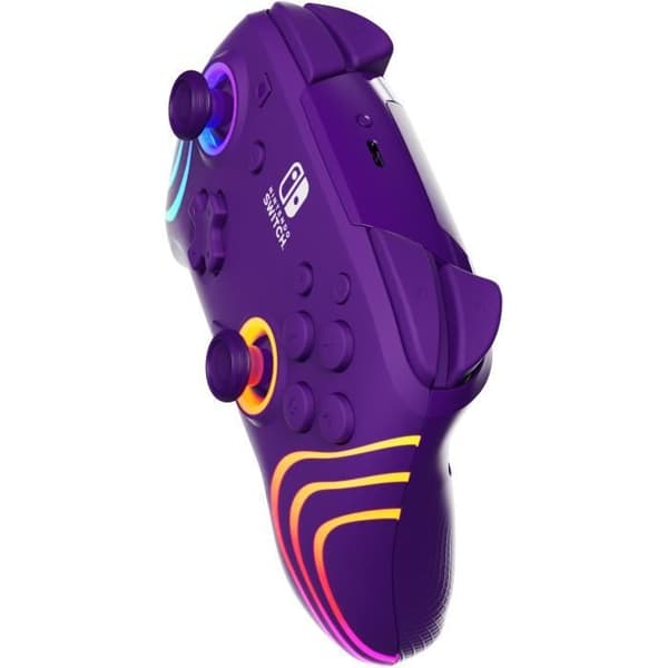 Trådlös handkontroll för Nintendo Switch - PDP - Afterglow Wave - Lila