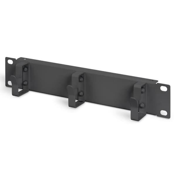 Patch Cable Management Panel in Arm - DIGITUS DN-10-ORG-1U-B - Svart