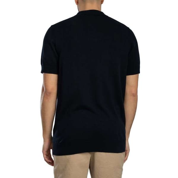 Kortärmad Stickad Bomullspolo - Lyle & Scott