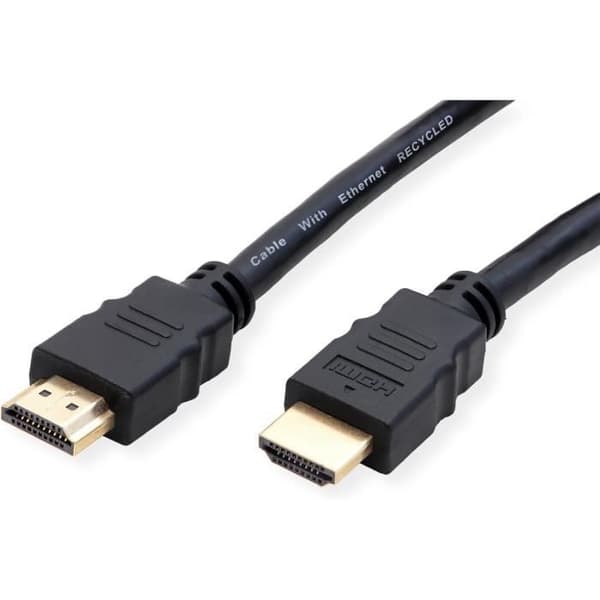 HDMI-kabel - ROLINE - RM 8K - Ultra HD 1m - Stöder 3D - Inbyggd Ethernet