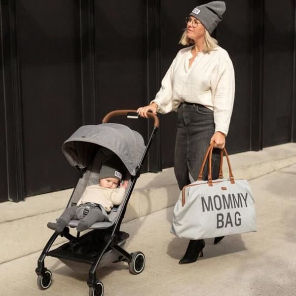 CHILDHOME - Mamma Väska Canvas Grå