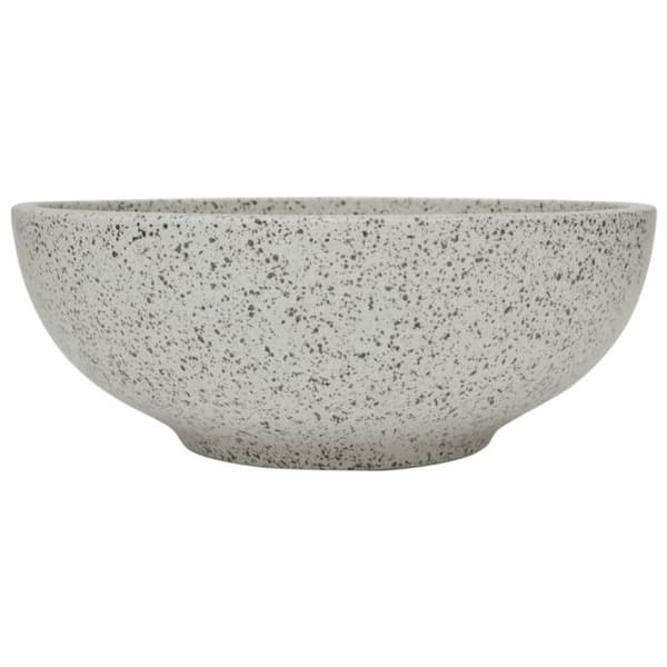 Grå rund handfat Φ41x14 cm keramik