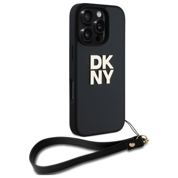 Coque för iPhone 16 Pro - DKNY - DKHCP16LPBSWSK - Svart - Optimalt skydd - Elegant design
