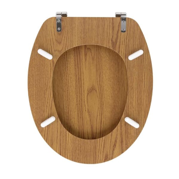 Toalettlock - - Brun träffekt 45x37,5 cm