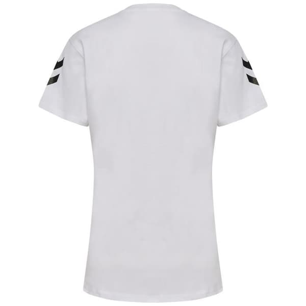 T-shirt dam Hummel Go 2.0 Chevron - vit