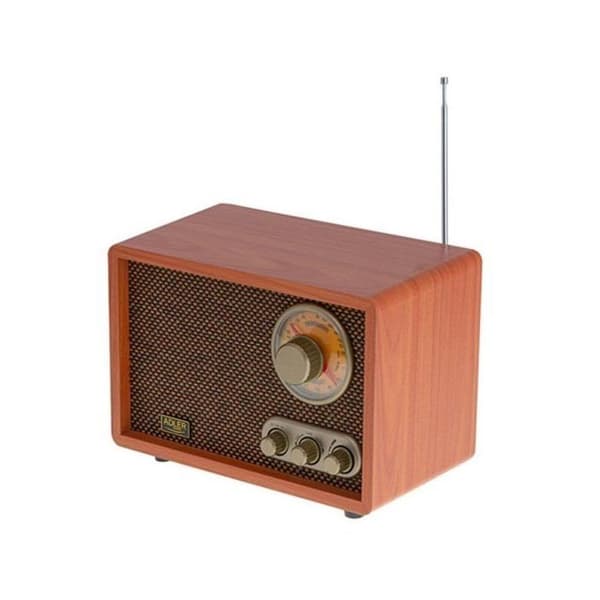 Sätesradio - Adler - AD 1171 - Bluetooth - Retrolook - Justering av bas och diskant