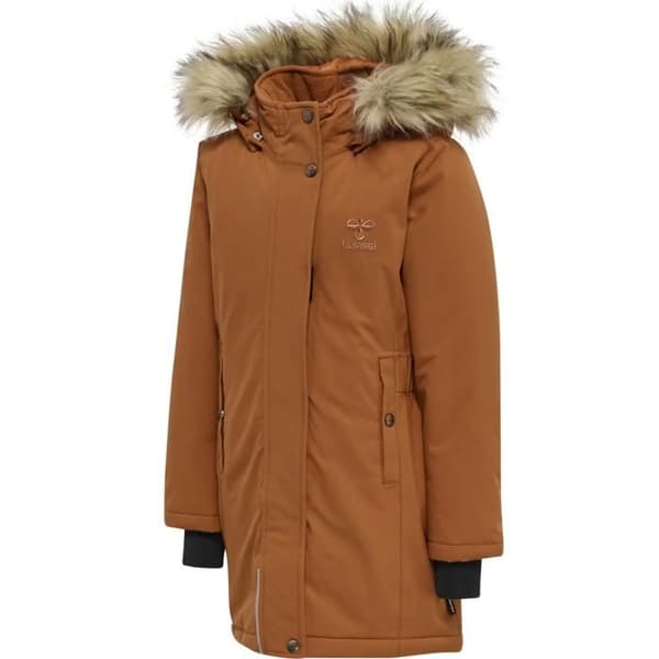 Huvjacka flicka Hummel Alma Tex - brun - 8 år