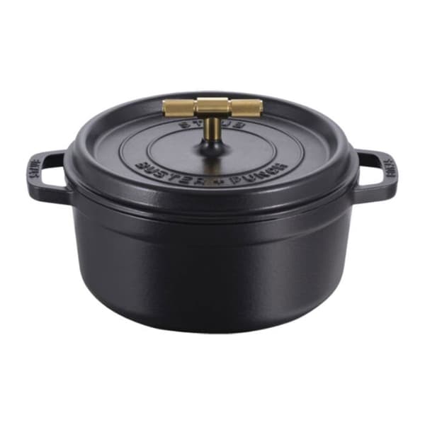 STAUB Cocotte Buster + Punch 24 cm Svart