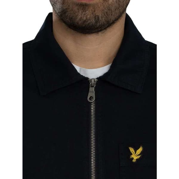 Enzymtvättad Ziptröja - Lyle & Scott