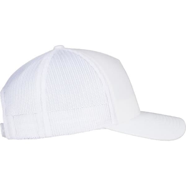 Trucker Snapback-keps - Flexfit - RETRO - Vit - 5 Paneler - Bomull och Polyester