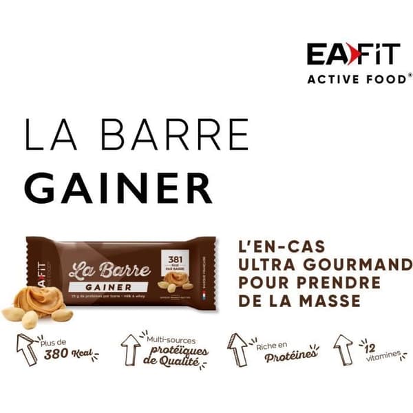 EAFIT - The GAINER Peanut Butter Bar