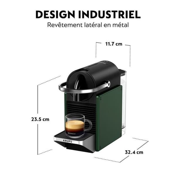 Maskin för kaffe Nespresso Krups Pixie Mörkgrön YY5291FD