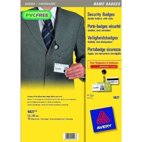 Avery - 4827 - 10 märkeshållare för 2 månader...