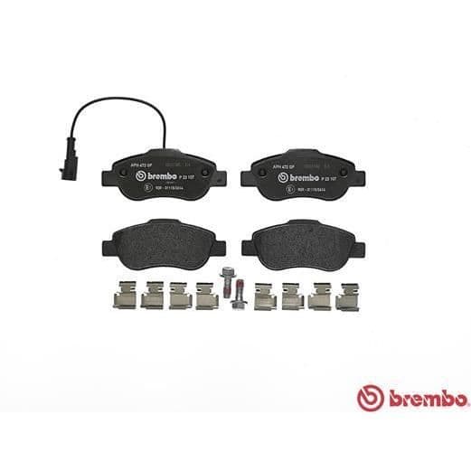 BREMBO Bromsbeläggssats P23107 - 4 st
