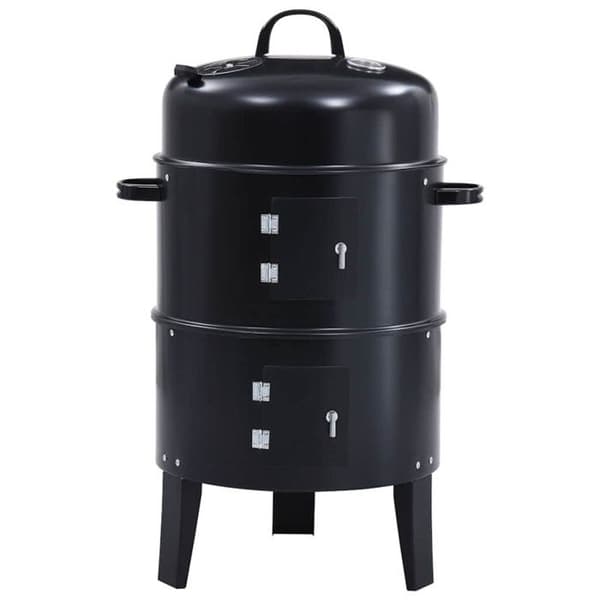 vidaXL 3 i 1 Kolgrill 40x80 cm
