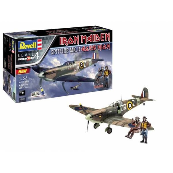 Maquette flygplan: Spitfire Mk.II "Aces High" Iron Maiden