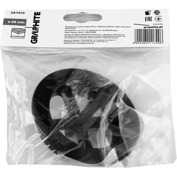 Skärmall - skärguide Grafit Skär-polystyren 68 mm