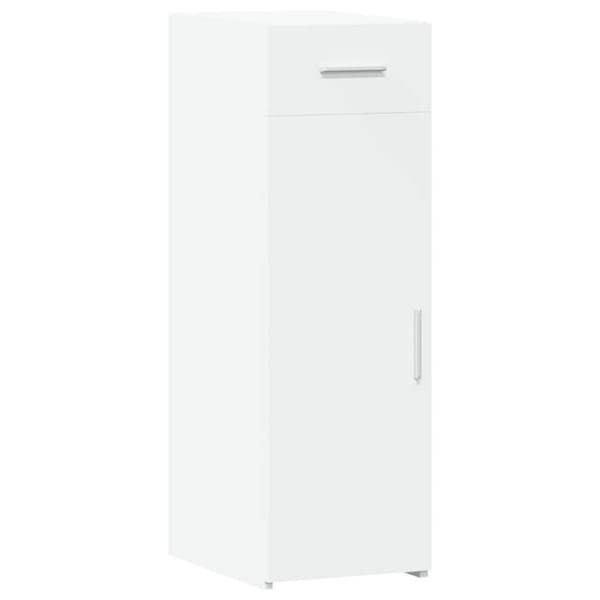 vidaXL Buffé vit 30x42,5x93 cm ingenjörsträ 846271