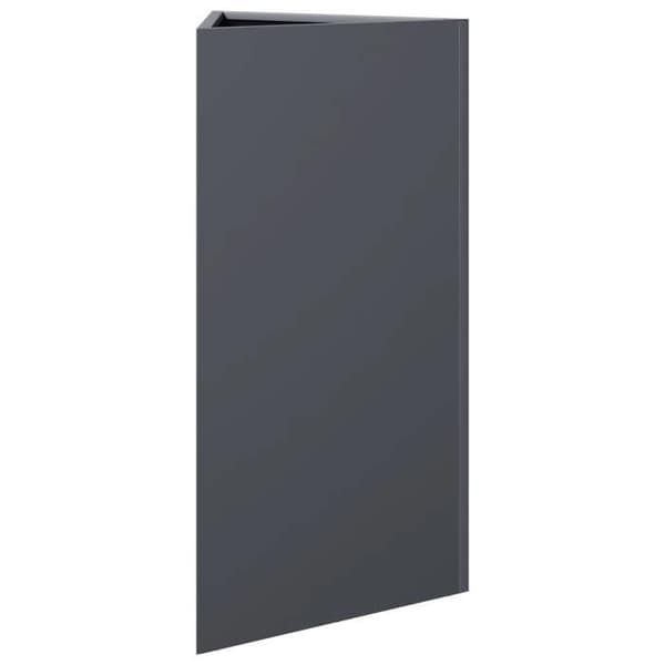 vidaXL Triangulär Jardinär i anthracit 40x34,5x70 cm stål 851161