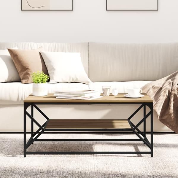 Soffbord - Ek hantverk - 90x50x40 cm - Rektangulär - Matt finish