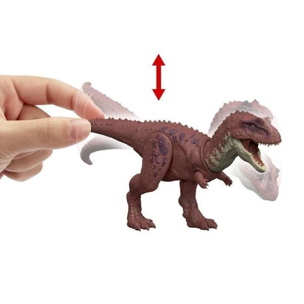Jurassic World - Rörlig figur Aucasaurus Vild vrål - Ljud - Jurassic World - JGB88
