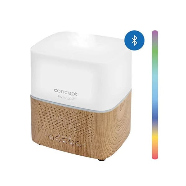 Aromadiffuser - KONCEPT - DF2010 - 300 ml - Bluetooth - Nattlampa 7 färger