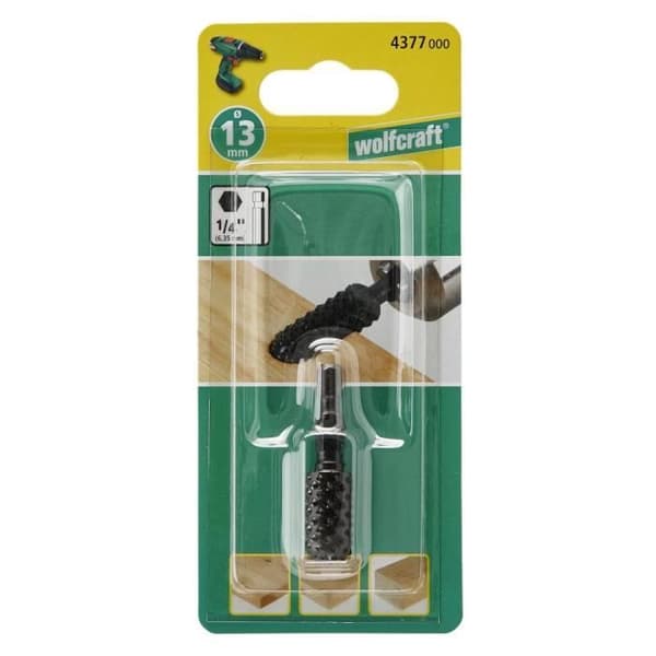 WOLFCRAFT - 1 vedslip cyl. 6-punkts rund spets