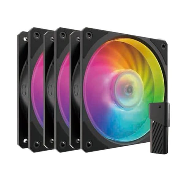 Fläkt - Cooler Master - Mobius 120P ARGB - 120 mm - 2400 varv/min - 30 dB