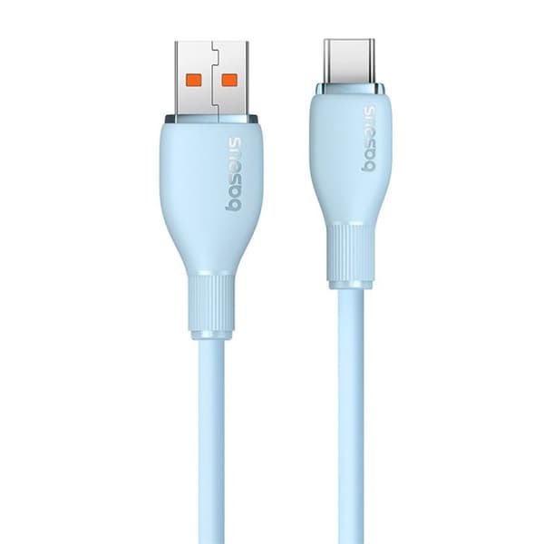 USB-A till USB-C-kabel 100 W 2 m - Blå