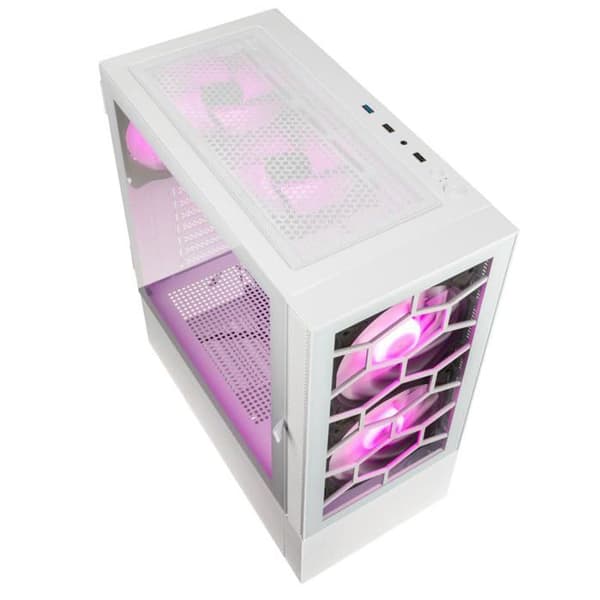 PC-fodral - KOLINK - Observatory MX - E-ATX - 5 ARGB fläktar - Vit
