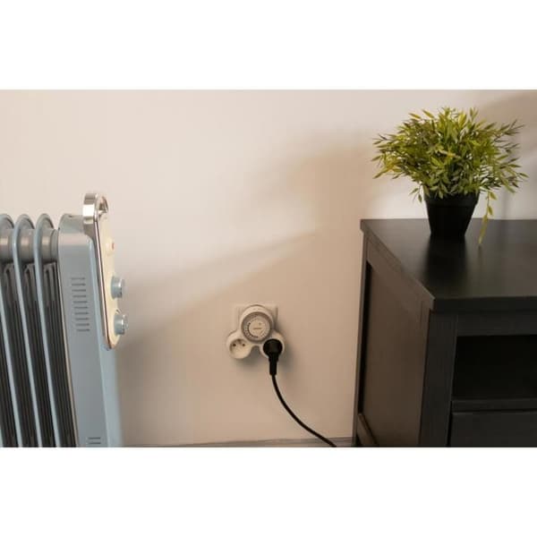 Biplite programmerbar 2x16A - Vit - Bolea - Zenitech