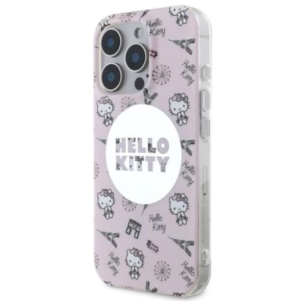 Mobilskal - HELLO KITTY - iPhone 16 Pro - MagSafe - IML - Parisisk mönster