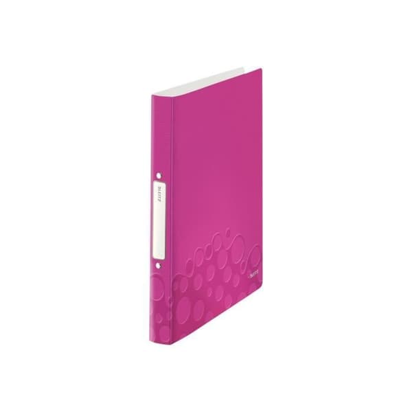 Ringbinder - Leitz - A4 - Metallisk rosa - 190 ark - PP (polypropylen)