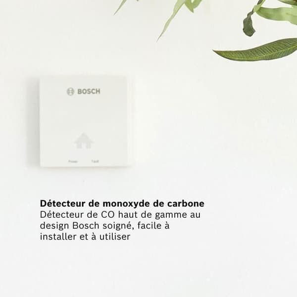 Koldioxiddetektor - Bosch - D-CO - Kolmonoxidalarmsystem - Trådlös - Inomhus - 85 dB