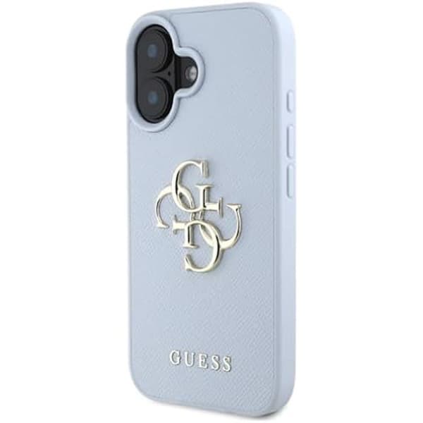 Skyddshölje - CG MOBILE - iPhone 16 - Ekoleder - Styv - Metallogi