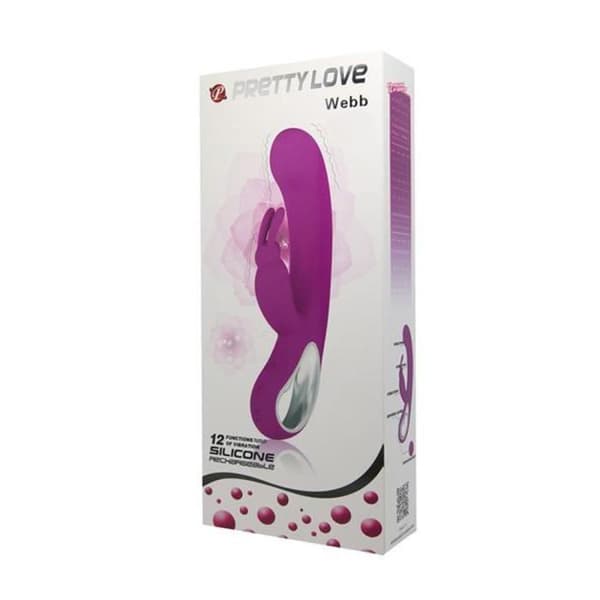 Uppladdningsbar lila kaninvibrator