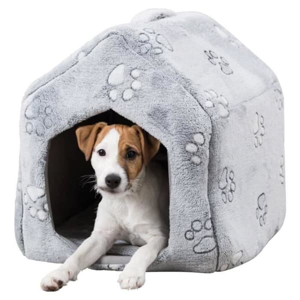 TRIXIE Nando Pet Hideaway Bed 40x45x40 cm Ljusgrå
