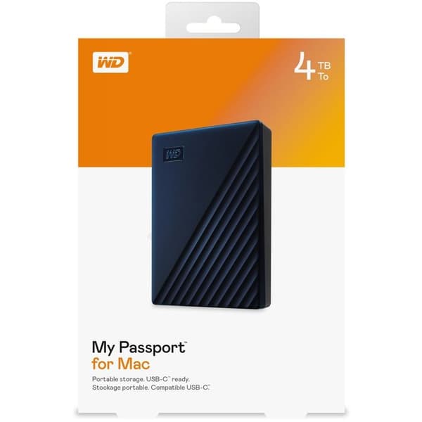 Wd MY PASSPORT MAC 2TB extern hårddisk