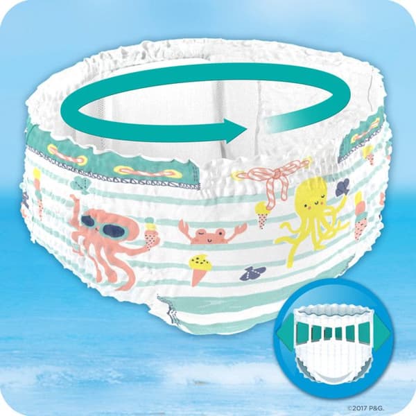 10 Couches Splashers Storlek 5-6, Pampers