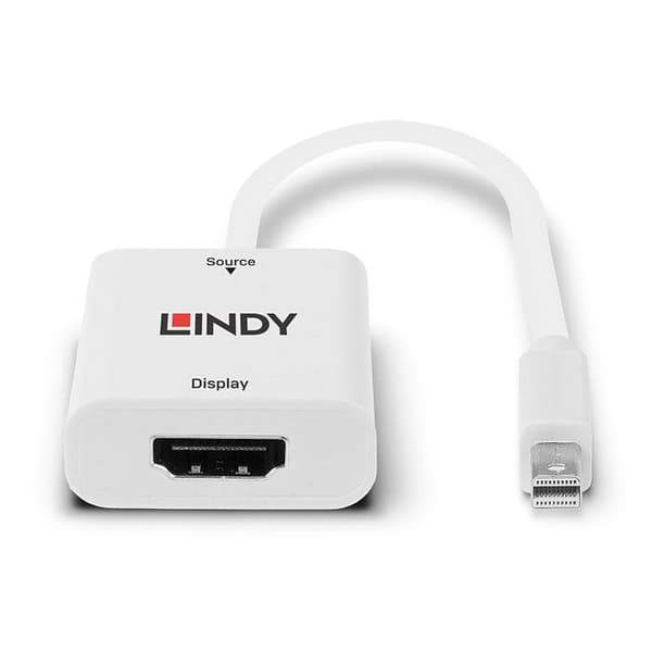 Videoadapter - Lindy - Mini-DisplayPort till HDMI - 4K 60Hz - HDCP - Svart