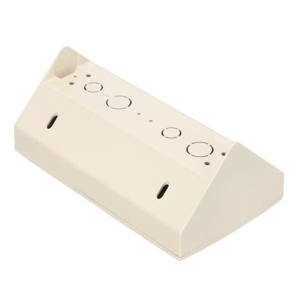 Dubbel vinkelsocket - Kontakta Simon - 2x230V - 16A - Kräm - Beige