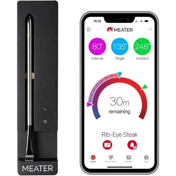 Termometer - MEATER SE - Bluetooth - App med realtidsuppdateringar - 1 styck
