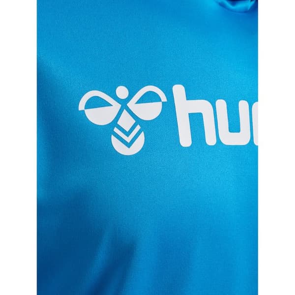 Hoodie Hummel Logo - Blå