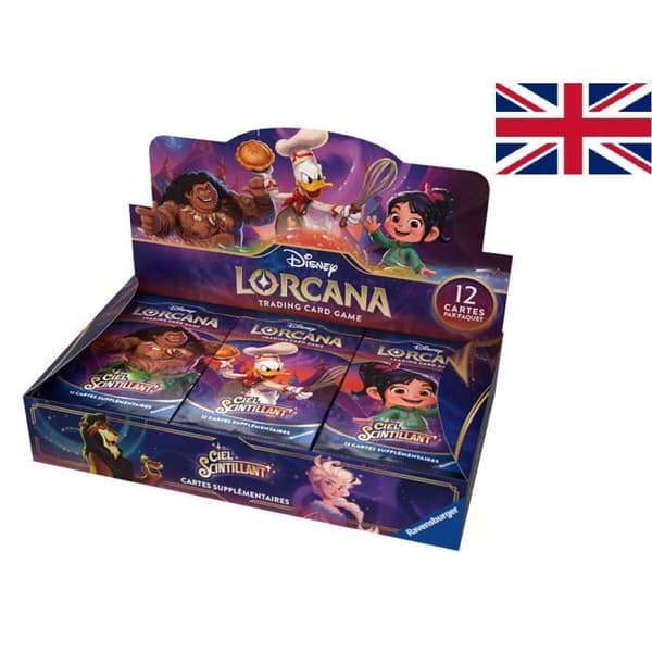 Samlarkort - Disney - Lorcana - Låda med 24 boosters kapitel 5 - UK