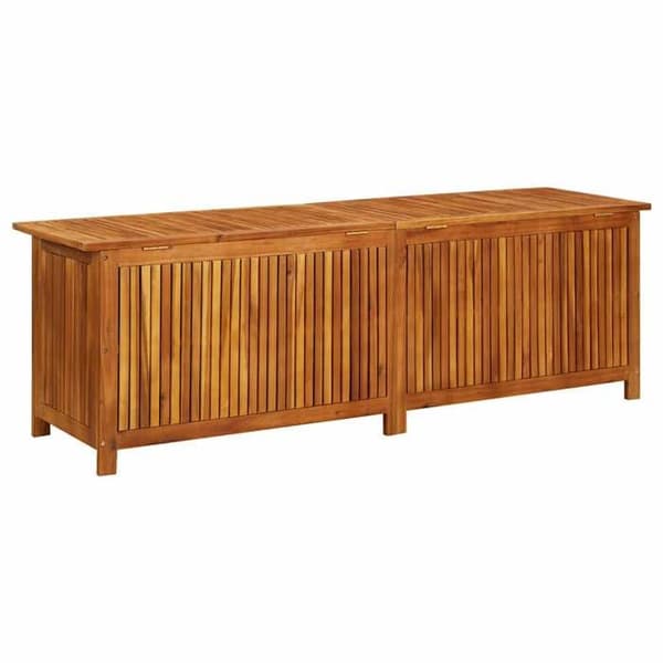 vidaXL Trädgårdsförvaringslåda 175x50x58 cm Solid akaciaträ 316499