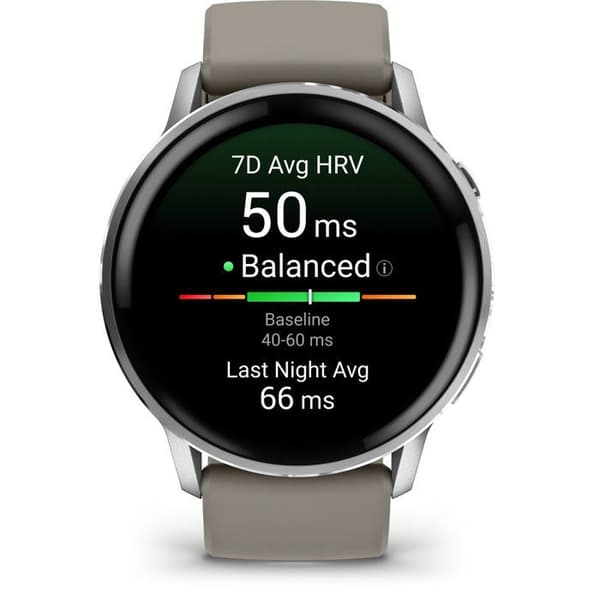 Garmin Venu 4 45mm Svart med Silver + Grå