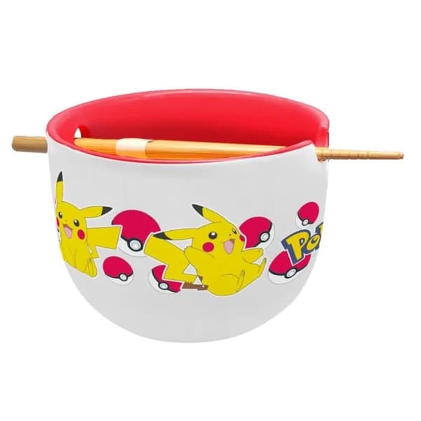 Set Ramen Baguetter Pokémon Logotyp Svart Stor